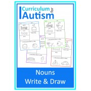 Nouns Vocabulary Write and Draw Worksheets